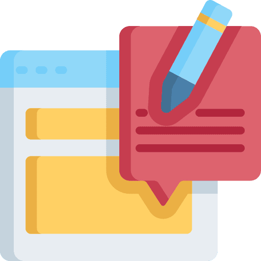 Blogger blogger copywriter content icon