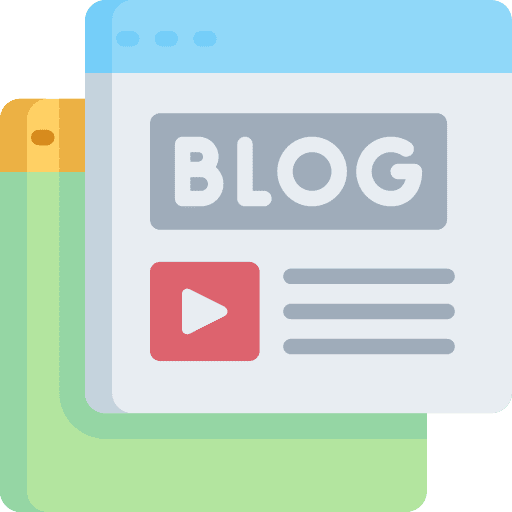 Blogging social media blog blogging icon