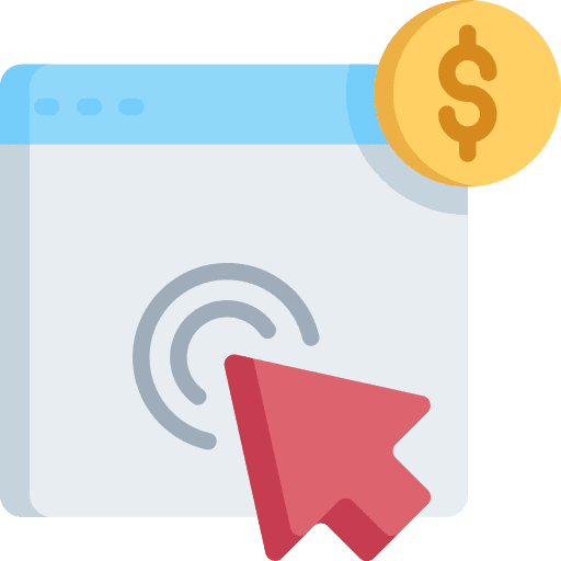 Click money dollar webpage icon