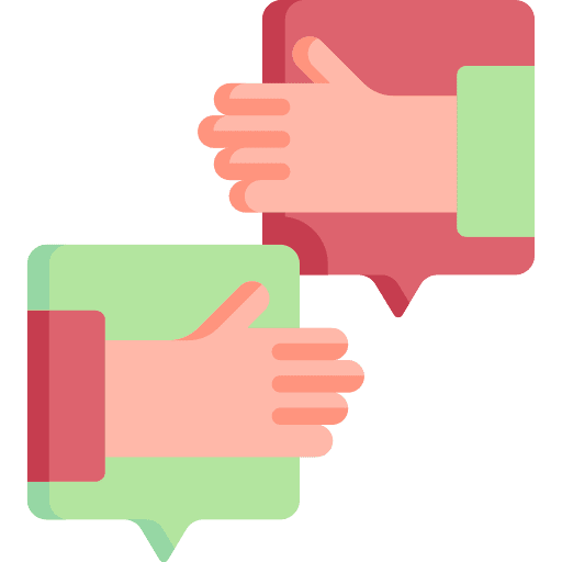 Social engagement performance social media marketing icon