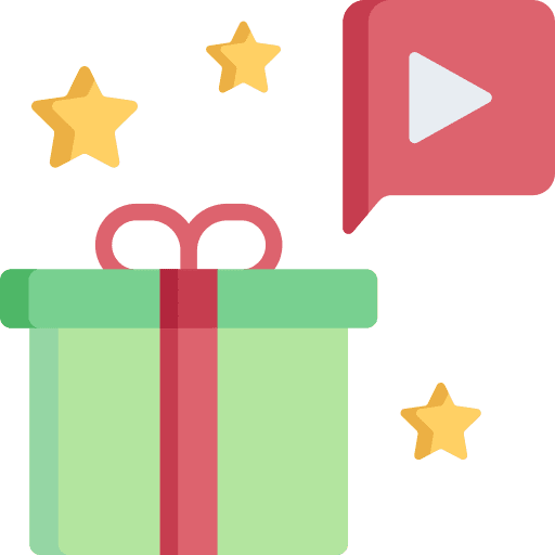 Give away vlog give away video camera icon Give away vlog give away video camera icon