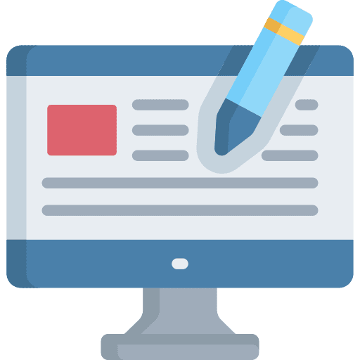 Blogger computer blogging blog icon Blogger computer blogging blog icon