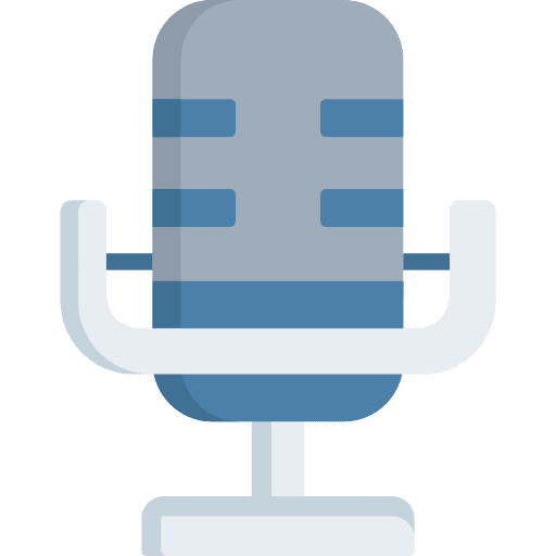Microphone voice recording sound vintage icon Microphone voice recording sound vintage icon