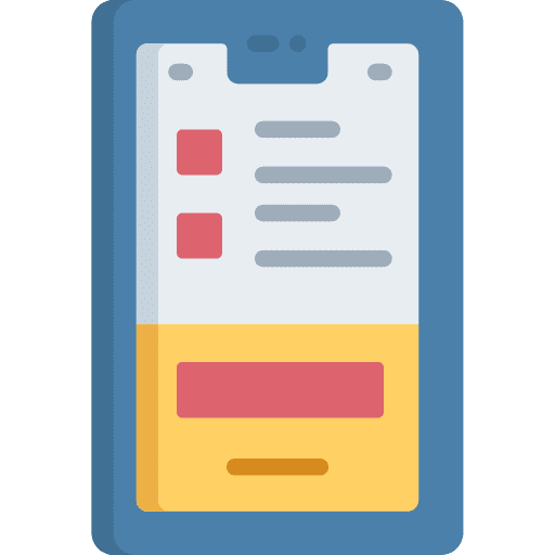 Smartphone app social media message icon Smartphone app social media message icon