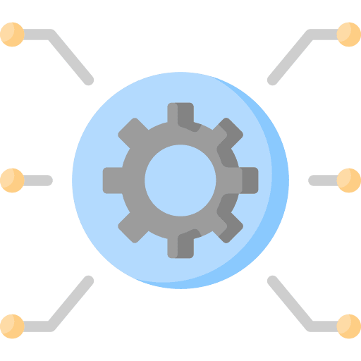 Backlink reticle marketing connection icon