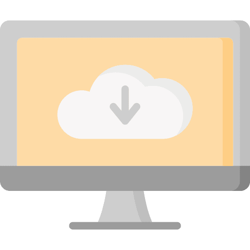 Cloud computing content internet download icon Cloud computing content internet download icon