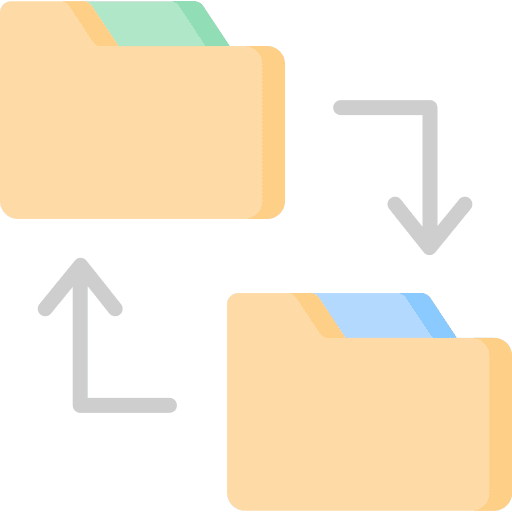 File sharing data storage folder files and folders icon File sharing data storage folder files and folders icon