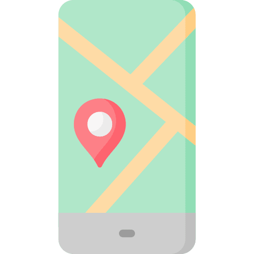 Gps mobile map phone smartphone icon Gps mobile map phone smartphone icon