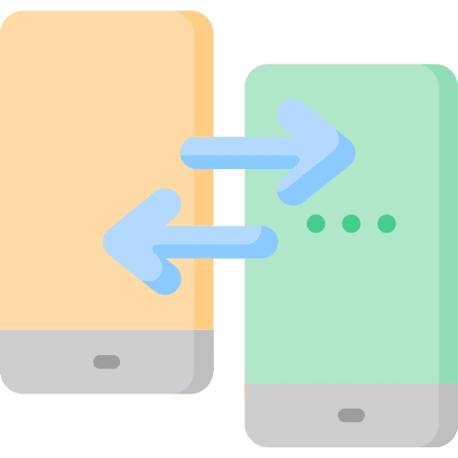Data transfer ui electronics mobile phone icon Data transfer ui electronics mobile phone icon