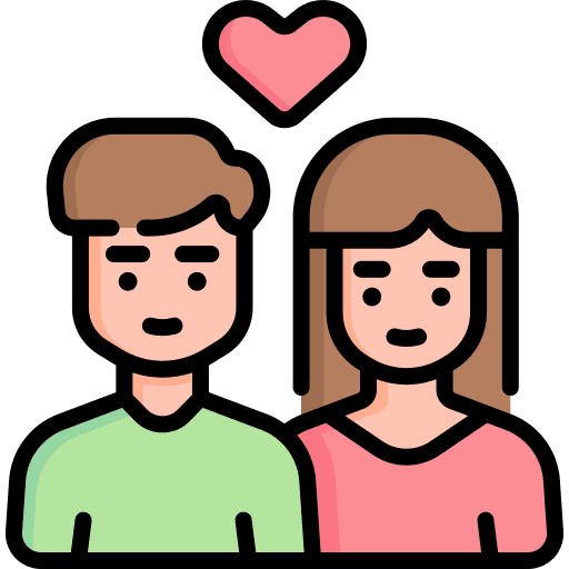Couple people woman heart icon Couple people woman heart icon