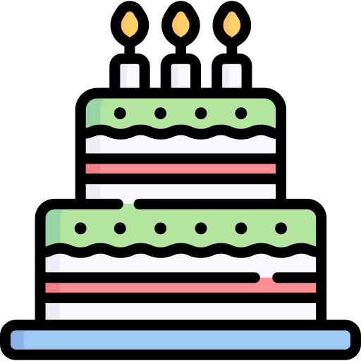 Birthday cake dessert sweet celebration icon Birthday cake dessert sweet celebration icon