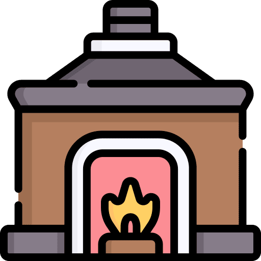 Fireplace living room warm fireplace icon Fireplace living room warm fireplace icon