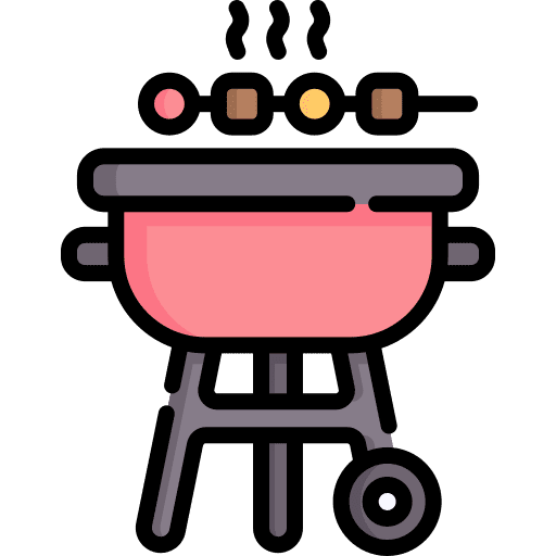 Grill grill burning camping icon Grill grill burning camping icon