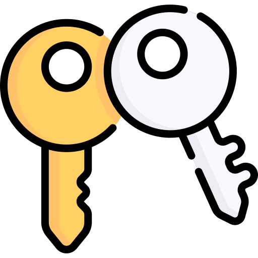House key house key real estate passkey icon House key house key real estate passkey icon