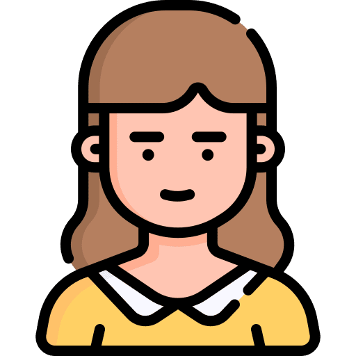 Mother family avatar brown hair icon Mother family avatar brown hair icon