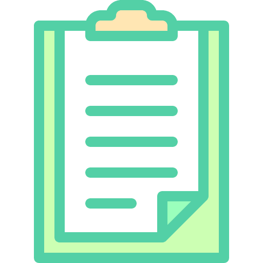 Sheet page document files and folders icon