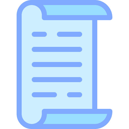 Document paper script text icon Document paper script text icon