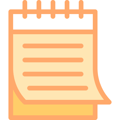 Notebook document file writing icon Notebook document file writing icon
