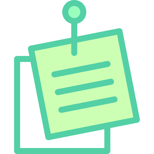 Note communications post it document icon Note communications post it document icon