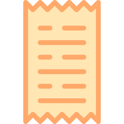 Paper payment invoice business and finance icon Paper payment invoice business and finance icon