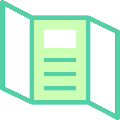 Trifold file paper trifold icon Trifold file paper trifold icon