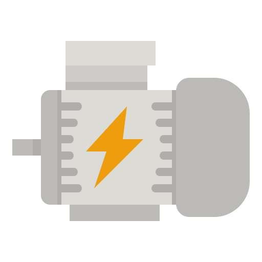 Engine car electric engine icon