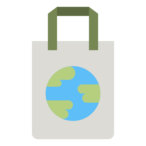 Eco bag eco bag sustainability recyclable icon