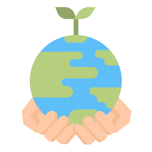 Eco world globe ecology earth icon