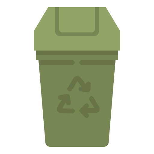 Recycle bin garbage can recycle bin icon