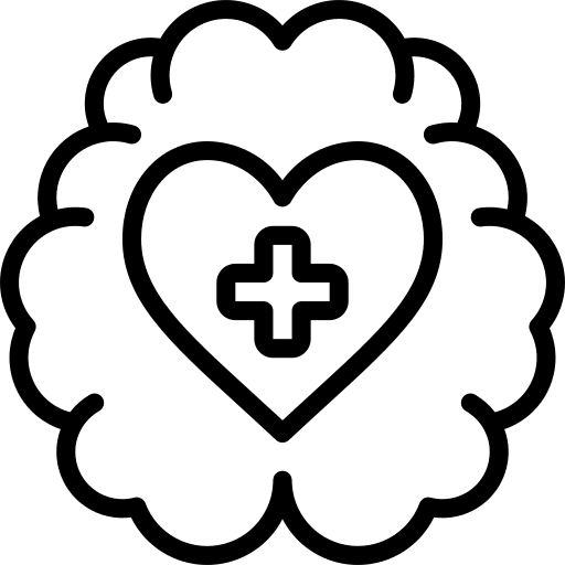 Mental health support healthcare and medical healthcare icon