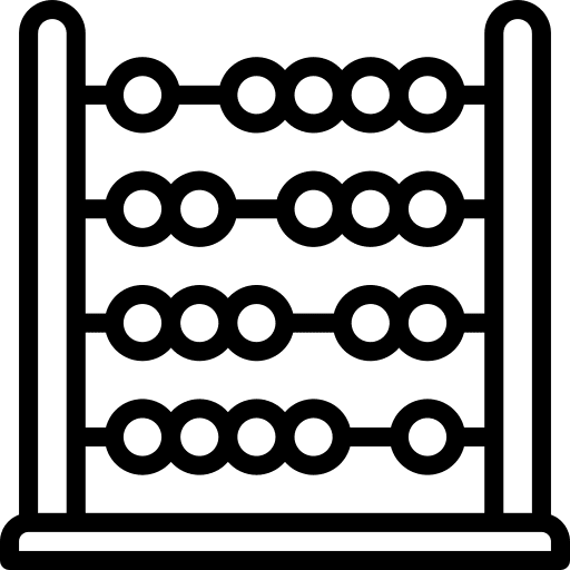 Maths abacus maths mathematic icon