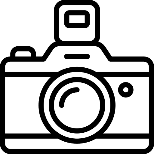 Camera flash hobbies and free time image icon