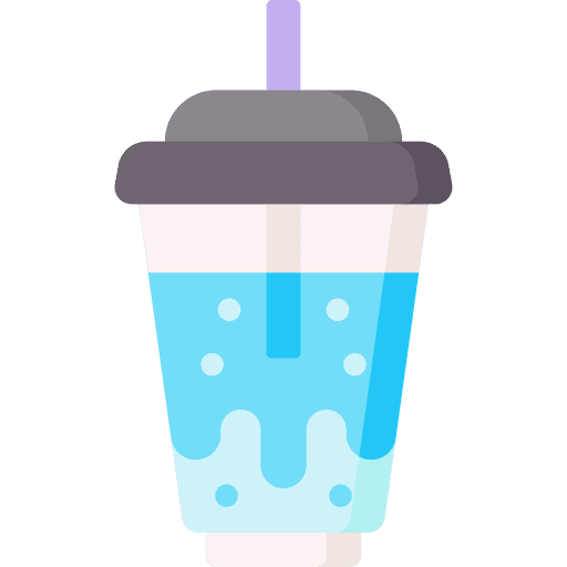 Bubble tea bubble tea straw glass icon