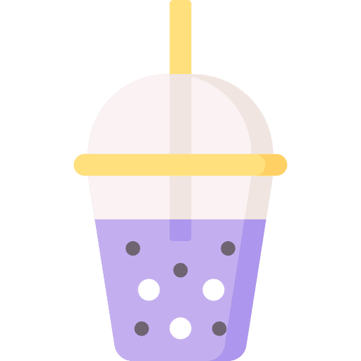 Bubble tea drink boba sweet icon
