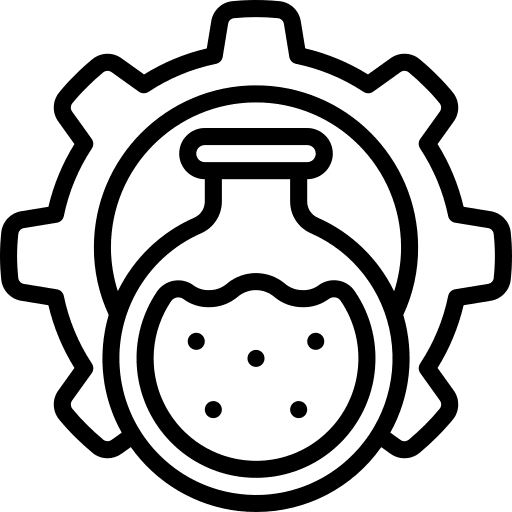 Settings settings chemistry flask icon