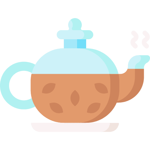 Black tea black tea teapot hot drink icon