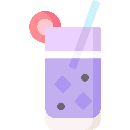 Bubble tea bubble tea boba glass icon