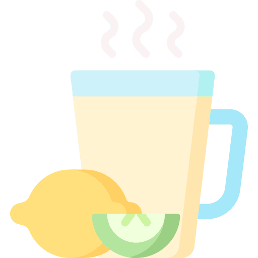 Lemon tea drink beverage food and restaurant icon