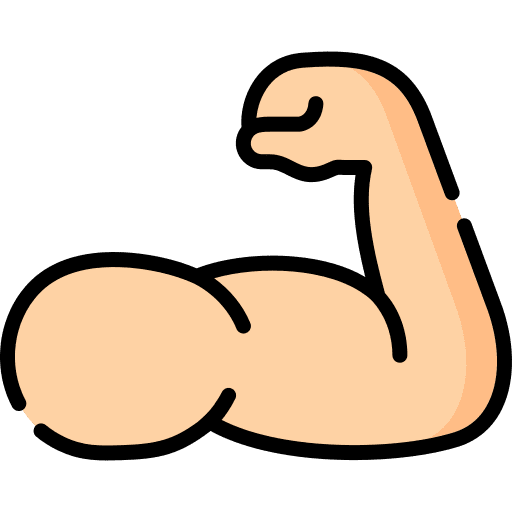 Arm anatomy healthcare and medical stronger icon Arm anatomy healthcare and medical stronger icon