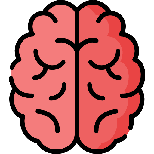 Brain nervous system anatomy body part icon Brain nervous system anatomy body part icon