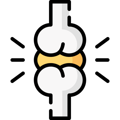 Joint anatomy bones human body icon Joint anatomy bones human body icon