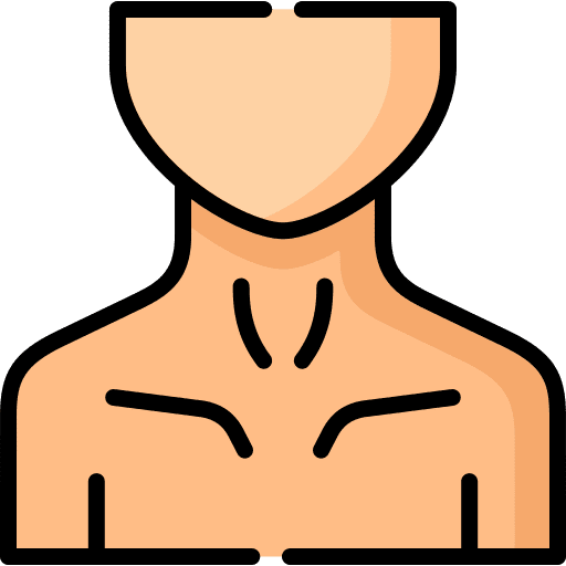 Neck shoulder neck anatomy icon Neck shoulder neck anatomy icon
