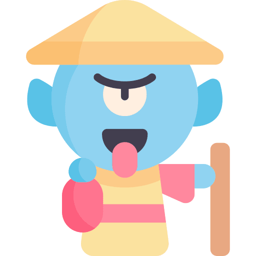 Hitotsume kozo folklore supernatural character icon Hitotsume kozo folklore supernatural character icon