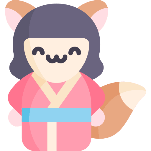 Kitsune monster spirit japan icon