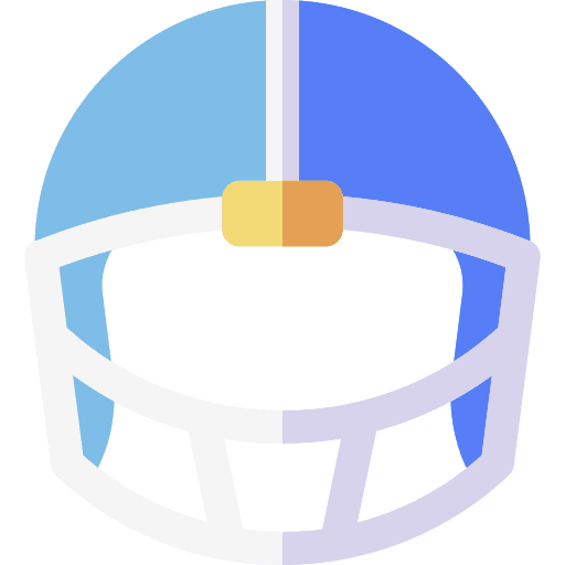 Helmet head protector american football security icon Helmet head protector american football security icon