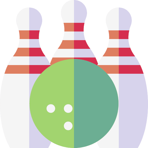 Bowling hobby leisure sport equipment icon Bowling hobby leisure sport equipment icon