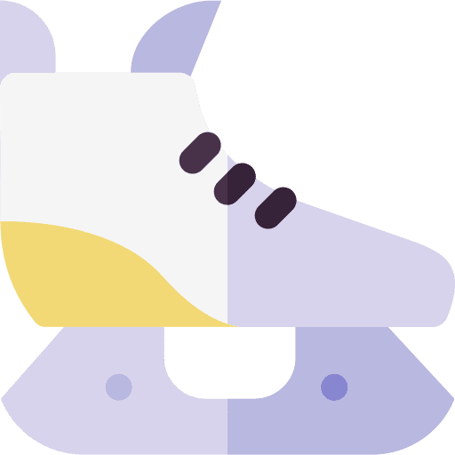 Ice skating winter sports footwear ice hockey icon Ice skating winter sports footwear ice hockey icon