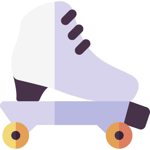 Roller skate footwear sports and competition leisure icon Roller skate footwear sports and competition leisure icon