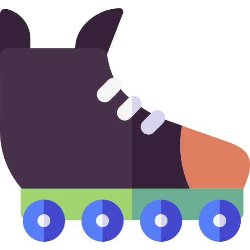 Roller skate sport equipment sports and competition roller skate icon Roller skate sport equipment sports and competition roller skate icon