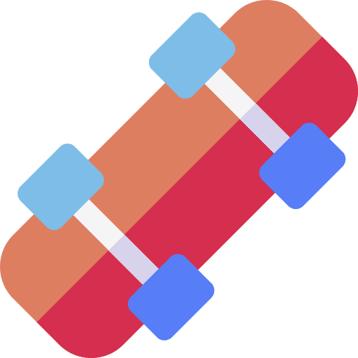Skate sports and competition transportation deck icon Skate sports and competition transportation deck icon